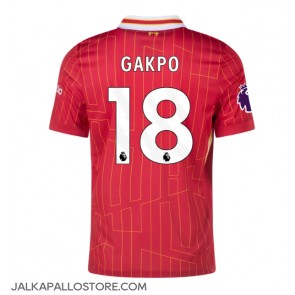 Liverpool Cody Gakpo #18 Kotipaita 2024-25 Lyhythihainen